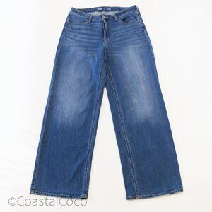 Old Navy High-Waisted Wow Wide-Leg Jeans 14 Blue Relaxed Classic Capsule